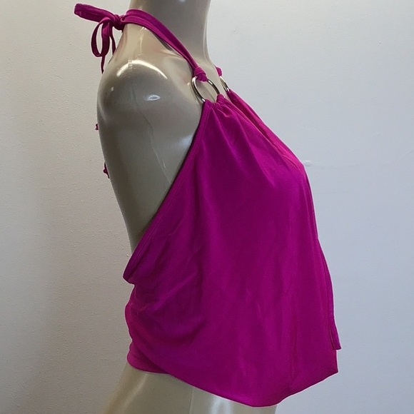 Slinky Hot Pink Halter Top One Size Fits Most New in Box - Picture 3 of 4